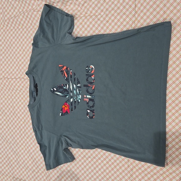 Adidas x Her Studio London Graphic-Print T-Shirt | Medium | Teal Athleisure Tee - Picture 1 of 4